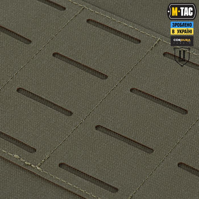 M-Tac фартух протиуламковий з балістичним пакетом 2 клас Laser Cut Ranger Green