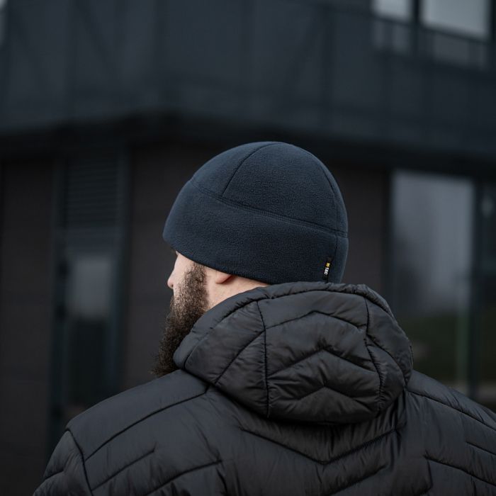 M-Tac шапка Watch Cap Elite фліс (320г/м2) with Slimtex Dark Navy Blue