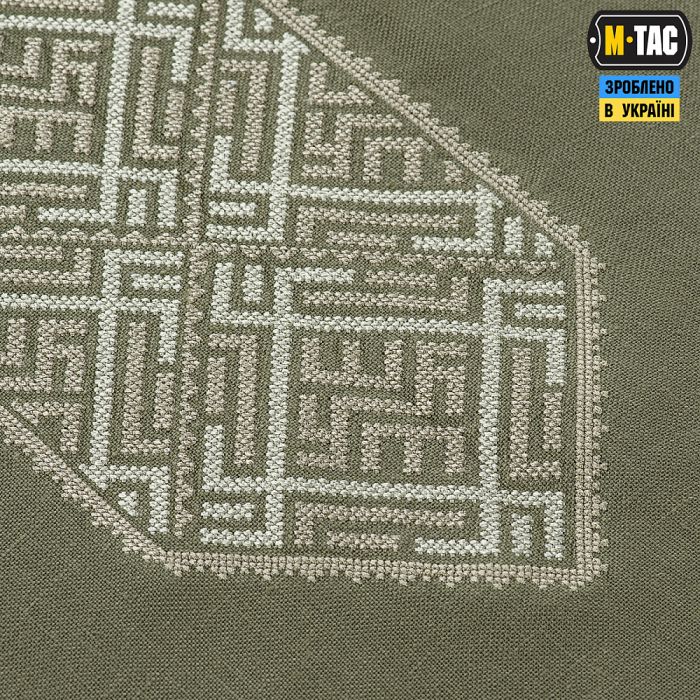 M-Tac вишиванка 100% льон тип 2 олива