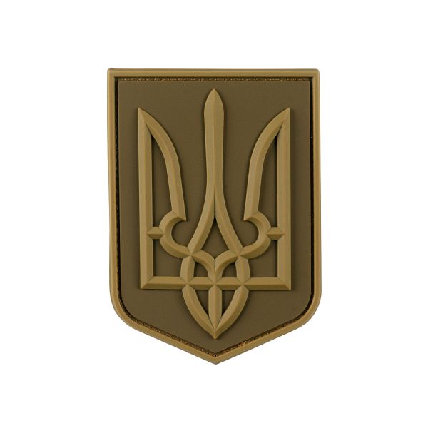 Нашивка герб України PVC великий Coyote