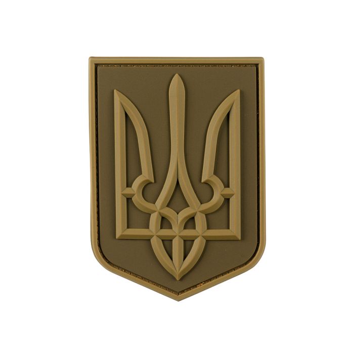 Нашивка герб України PVC великий Coyote