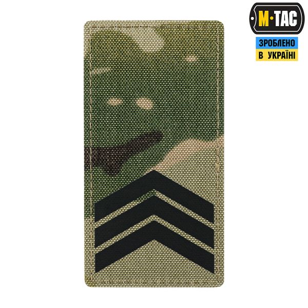 M-Tac погон на липучці сержант Multicam