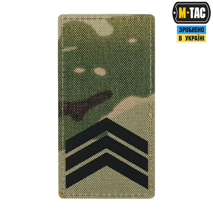 M-Tac погон на липучці сержант Multicam
