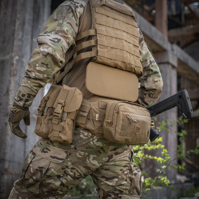 M-Tac захист попереку з балістичним пакетом 1 клас для Cuirass QRS Coyote