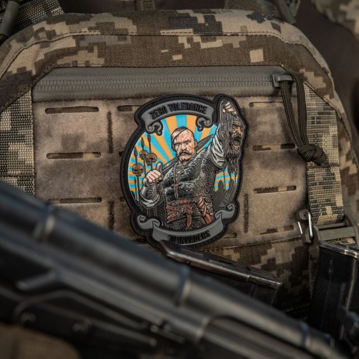 M-Tac нашивка Zero Tolerance PVC Grey