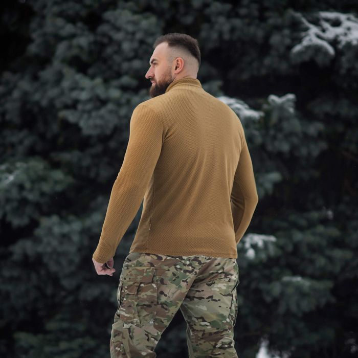 M-Tac термосорочка фліс Delta Level 2 Hex Coyote