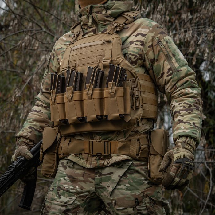 M-Tac передня панель для чохла бронежилета Sturm на 4 магазина Coyote