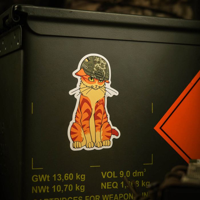 M-Tac наклейка Orange Cat