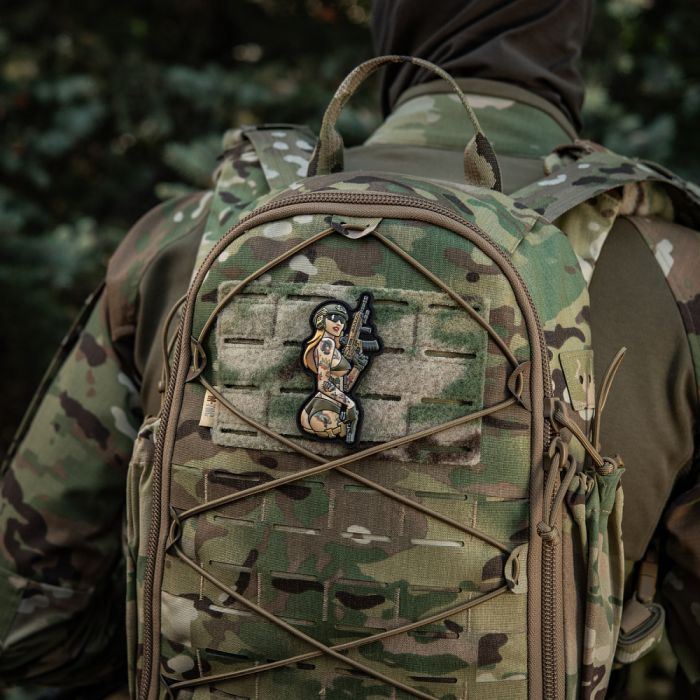 M-Tac нашивка Tactical girl №4 PVC tattoo Пантера