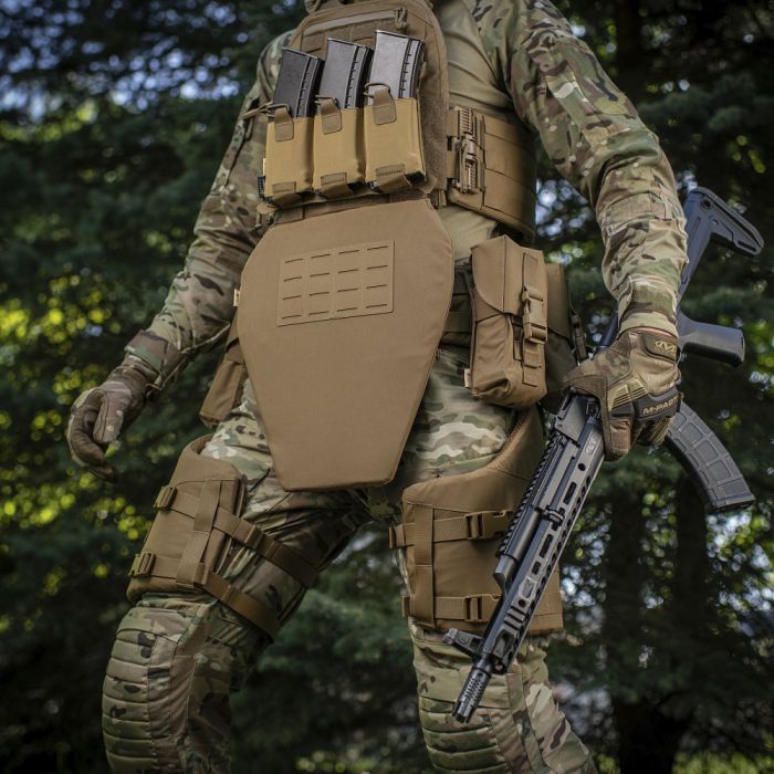 M-Tac фартух протиуламковий з балістичним пакетом 2 клас Laser Cut XL Coyote