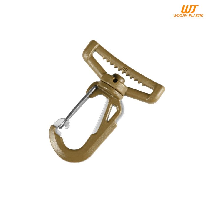 Woojin Plastic карабін Ultra Metal Hook 38mm Coyote