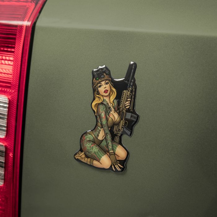 M-Tac наклейка об'ємна Tactical girl №5 Якудза