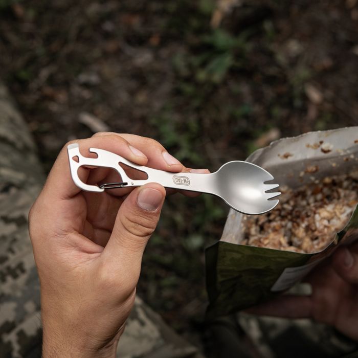 M-Tac столовий набір ложка-вилка з карабіном