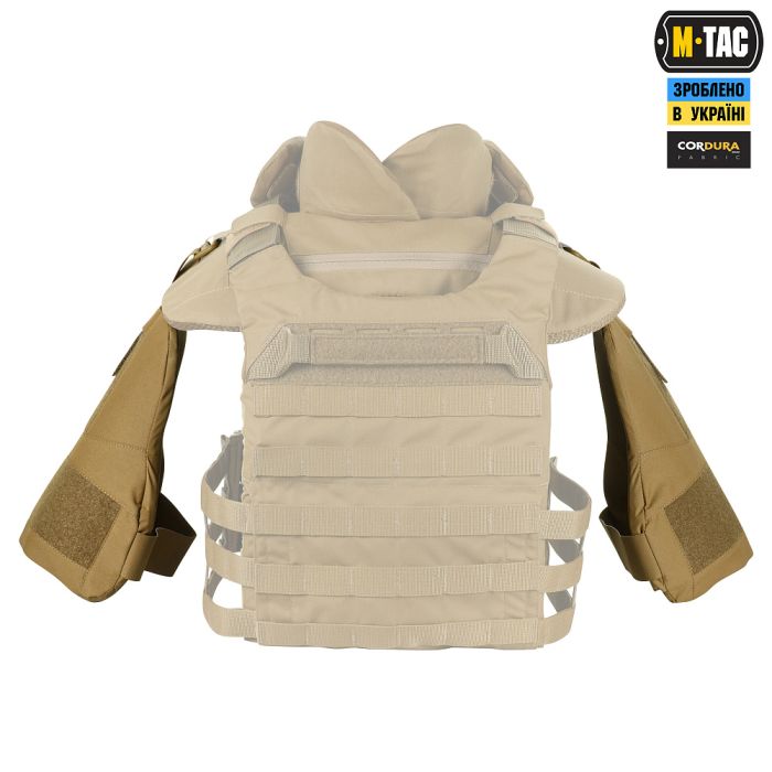 M-Tac плечовий захист з балістичними пакетами 1 клас для Cuirass QRS Coyote