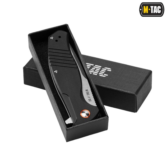 M-Tac ніж складний Type 13 Black/Steel