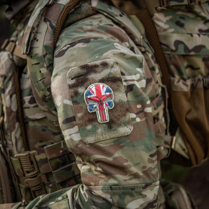 Нашивка Punisher Британія GID