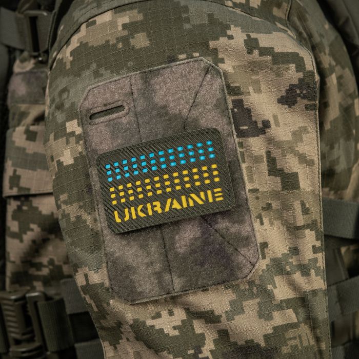 M-Tac нашивка Ukraine Laser Cut Ranger Green/Yellow/Blue/GID