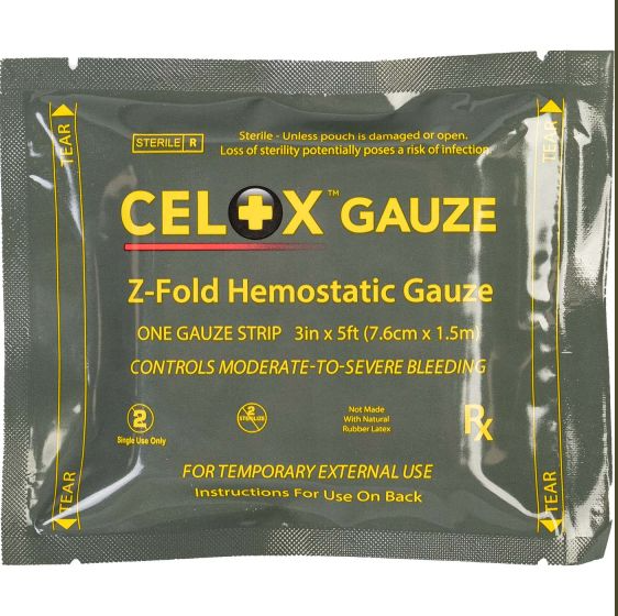 Celox Матеріал для тампонади Z-Fols 7,6см х1,5м