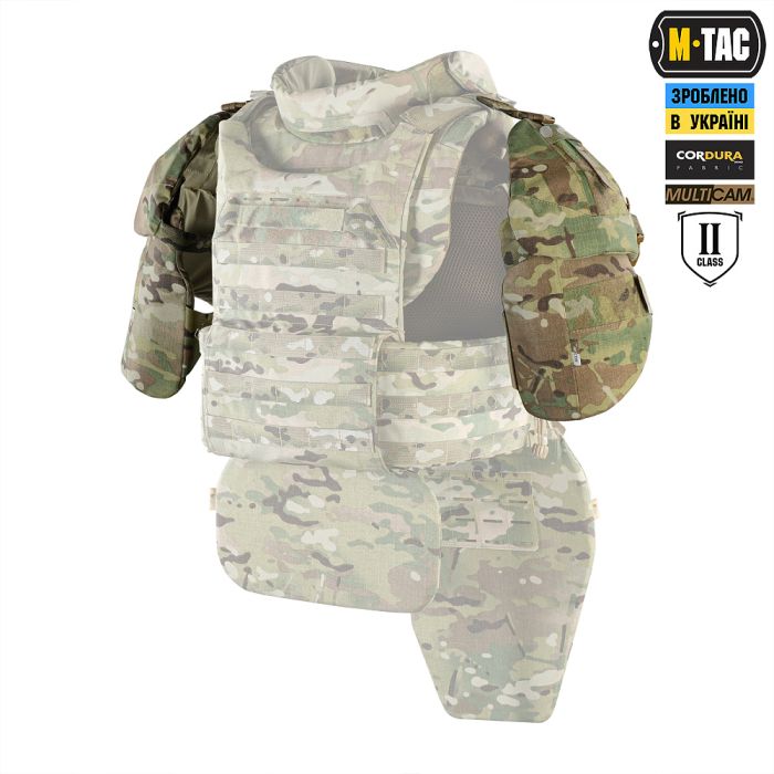 M-Tac плечовий захист з балістичними пакетами 2 клас (FMS) Ергономічний (Пара) Multicam