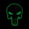 Нашивка Punisher USA GID
