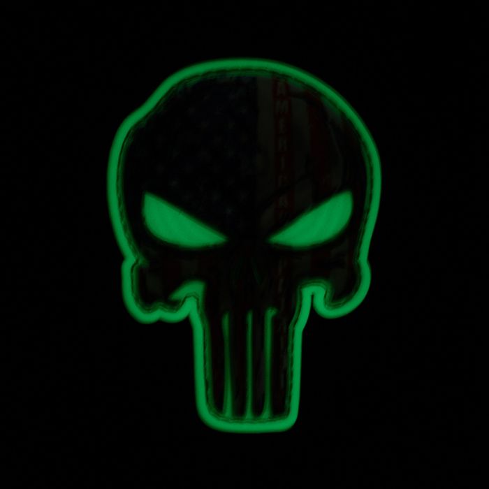 Нашивка Punisher USA GID