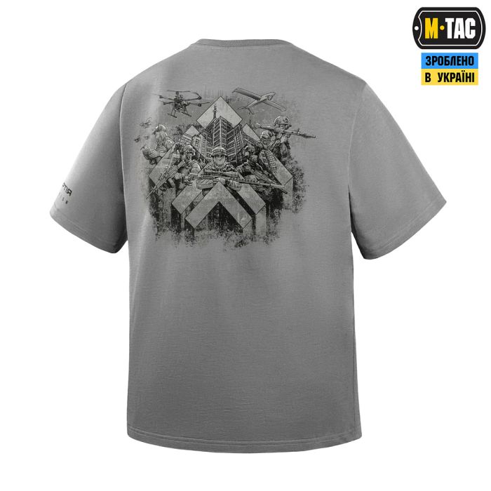 M-Tac футболка Хартія Oversize Light Grey