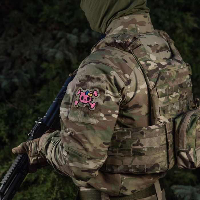 M-Tac нашивка KITTY (вишивка) Pink/Multicam