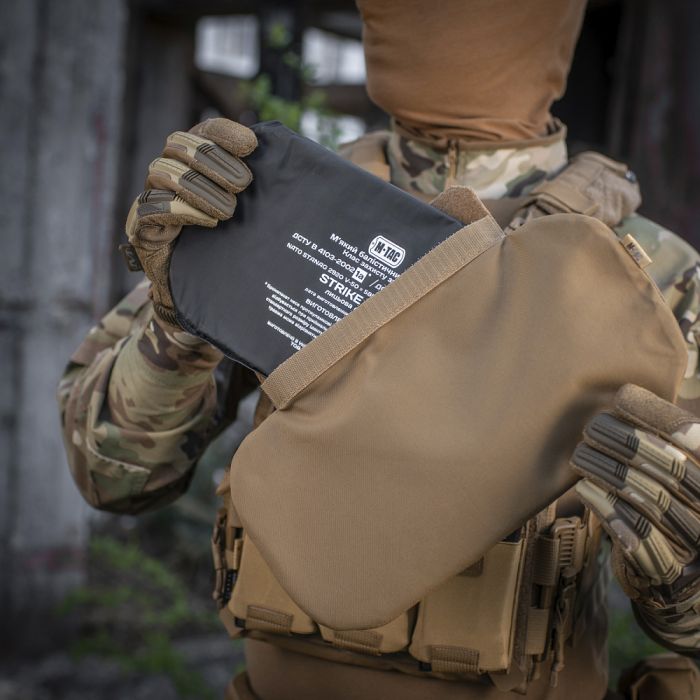 M-Tac захист попереку з балістичним пакетом 1 клас X-Large для Cuirass QRS Coyote