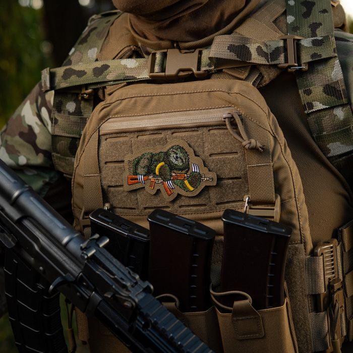 M-Tac нашивка Лінивець (вишивка) Coyote