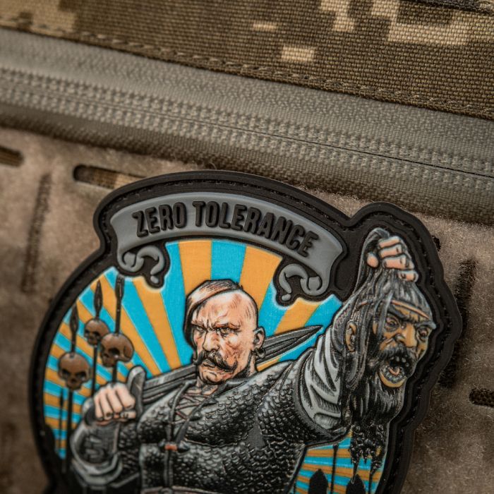M-Tac нашивка Zero Tolerance PVC Grey