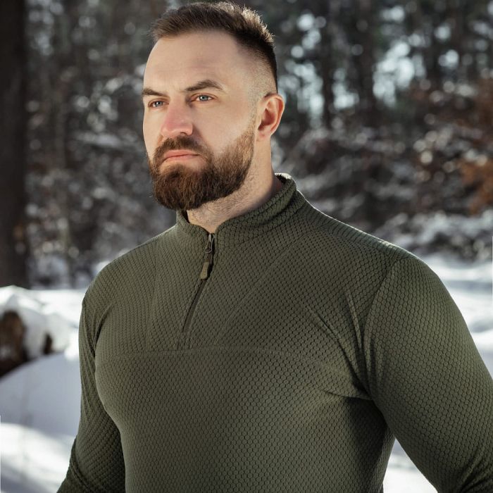 M-Tac термосорочка фліс Delta Level 2 Hex Army Olive