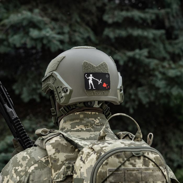 M-Tac нашивка прапор Чорна Борода Медик Black