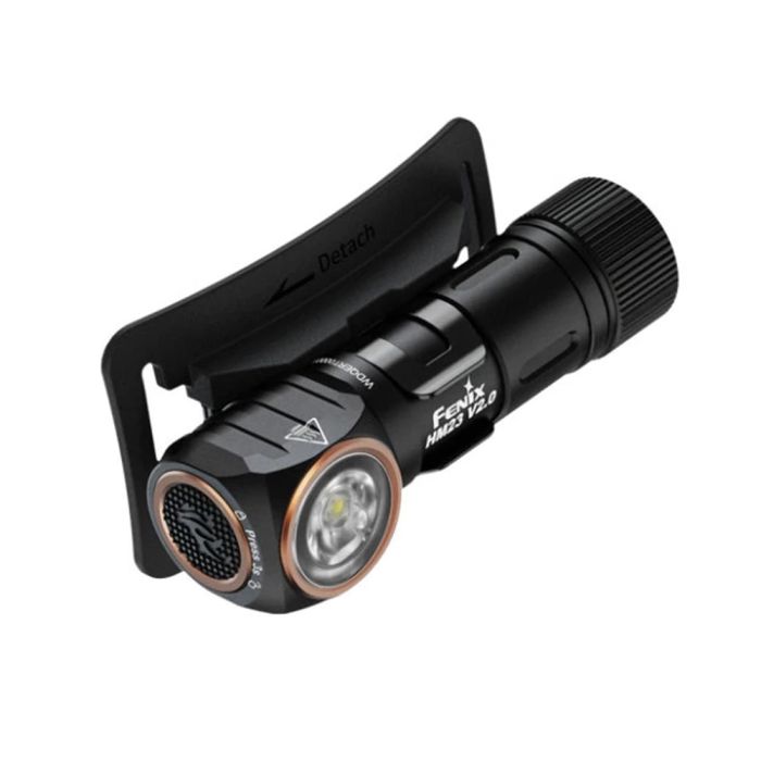 Fenix ліхтар налобний HM23 V2.0 з черв. світл.