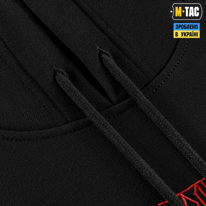M-Tac кофта Hoodie Один в полі воїн Oversize Hard Black
