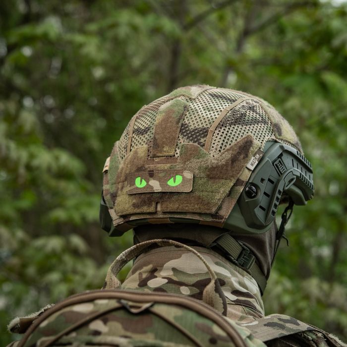 M-Tac нашивка Cat Eyes Laser Cut Multicam/Green/GID