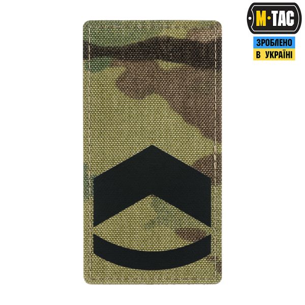 M-Tac погон на липучці штаб сержант Multicam