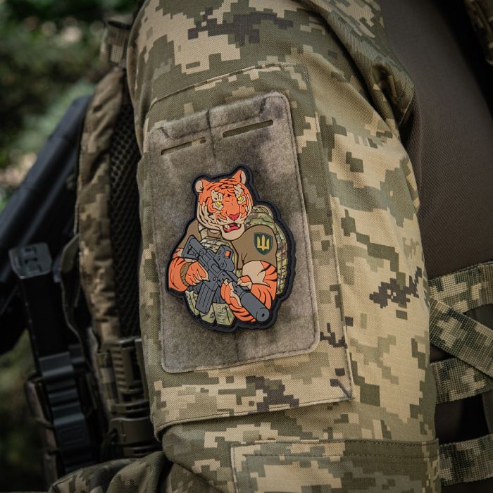 M-Tac нашивка Тигр загально військовий PVC