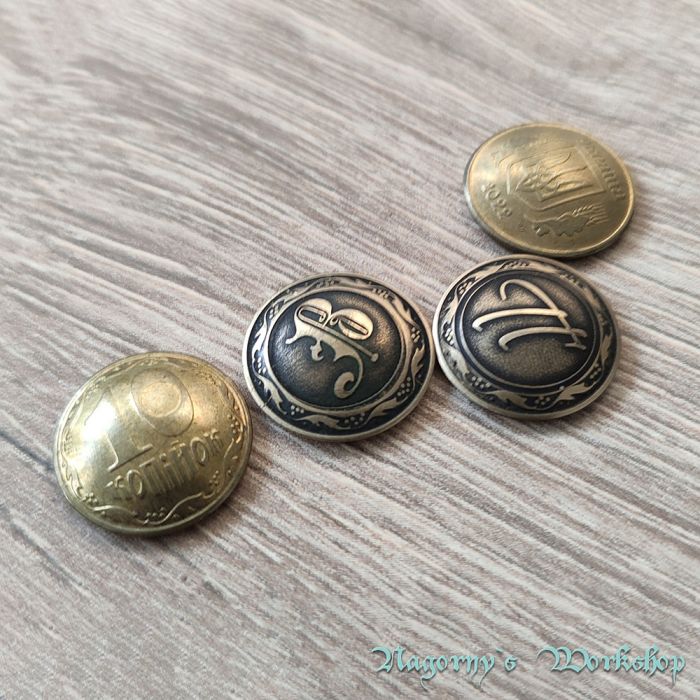 VIP подарунок сокира в латуні з сталі T72