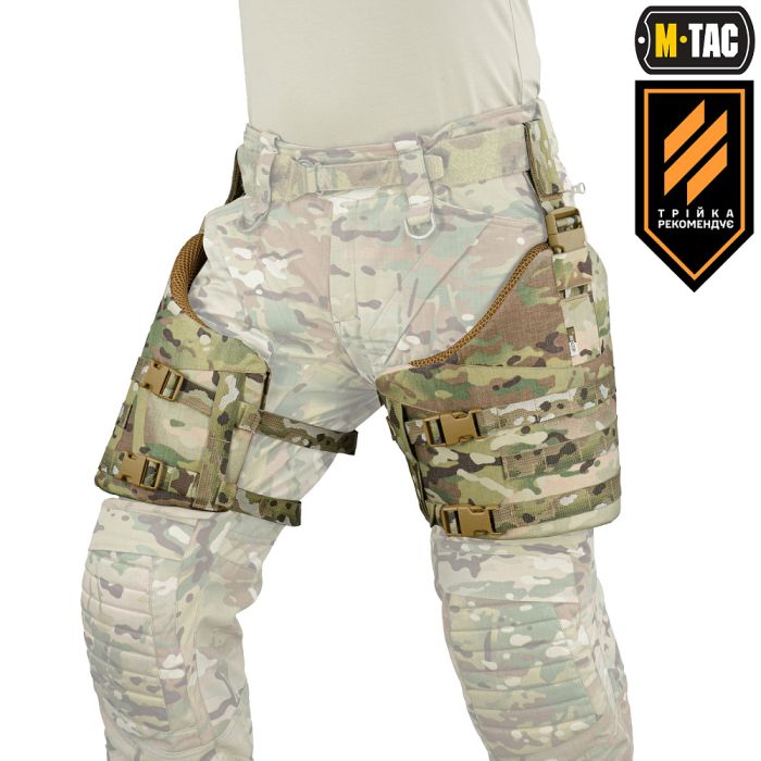 M-Tac захист стегон з балістичним пакетом 1 клас Multicam