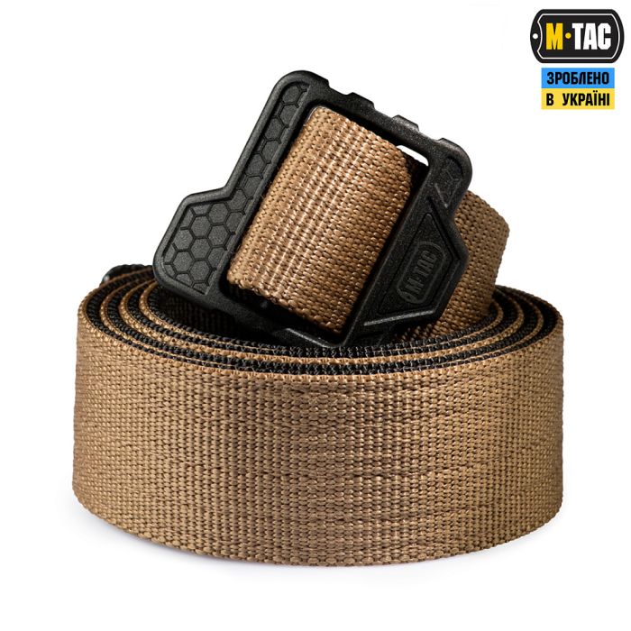 M-Tac ремінь Double Duty Tactical Belt Hex Coyote/Black