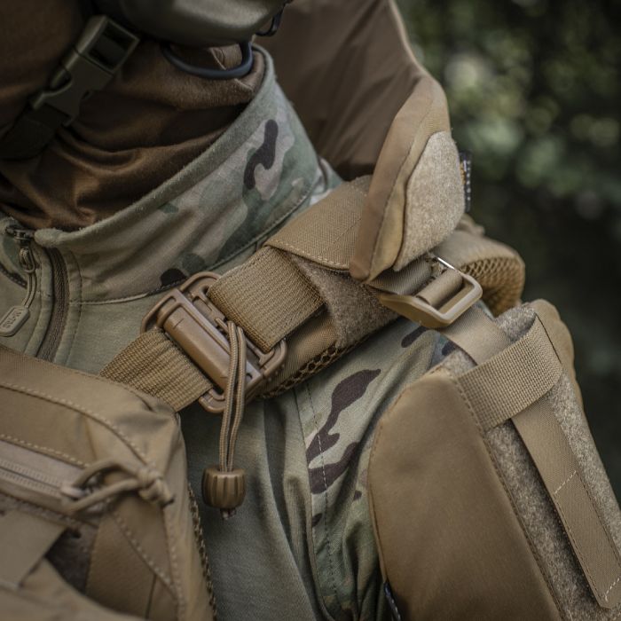 M-Tac Горжет сумісний з активними навушниками 1 клас захисту Elite Coyote