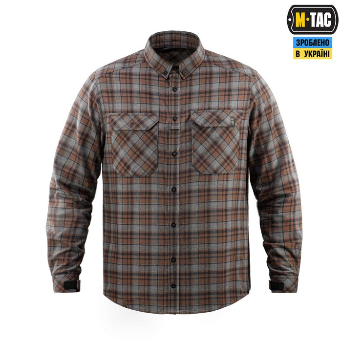 M-Tac сорочка Lumberjack Merino Cold Weather Gray/Brown