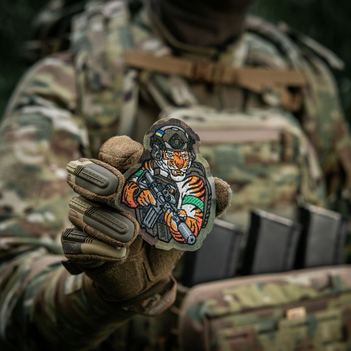 M-Tac нашивка Tiger (вишивка) Multicam/RG/Green