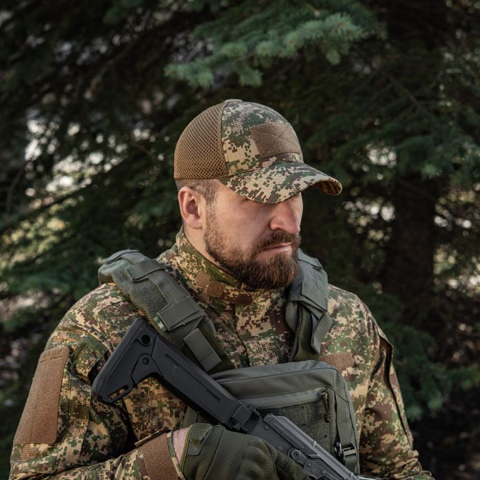 M-Tac бейсболка тактична з сіткою Rip-Stop NGU Camo