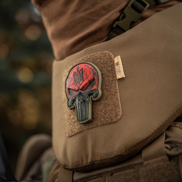 Нашивка Punisher Червоний