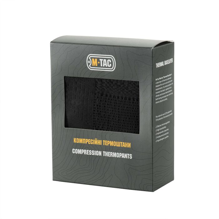 M-Tac термоштани компресійні Black/Dark Grey