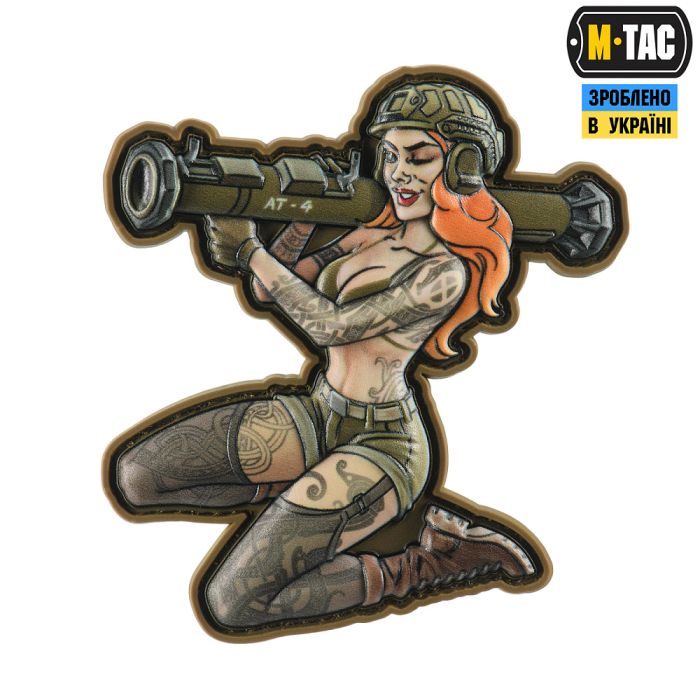 M-Tac нашивка Tactical girl №10 PVC Skandinavik