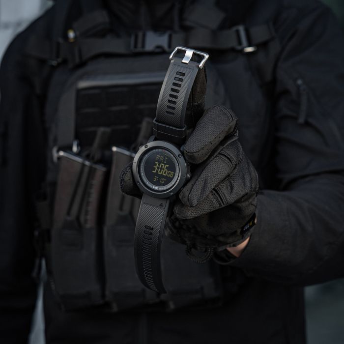 M-Tac годинник тактичний з компасом 2095 Black