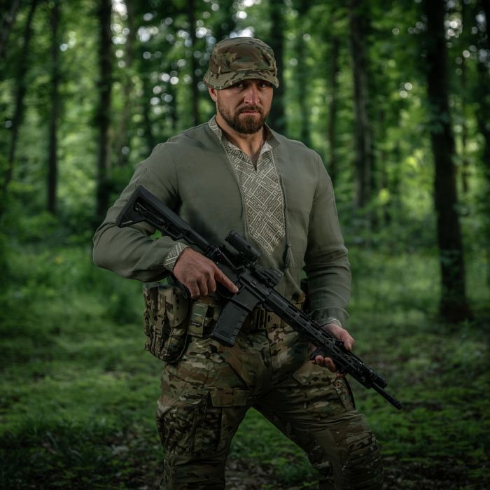 M-Tac вишиванка тактична 100% льон тип 2 олива