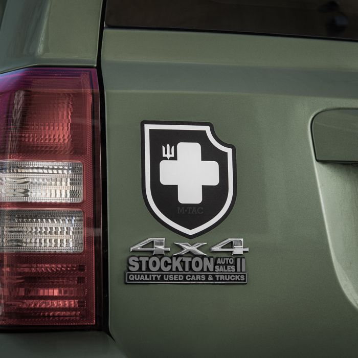 M-Tac наклейка Хрест ЗСУ Black